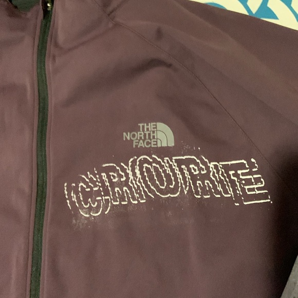 The North Face wind jacket custom silkscreen art skull cars money dragon CRORE m - Picture 2 of 10